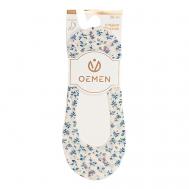 Следки полиамидные женские PW656 молочный Oemen