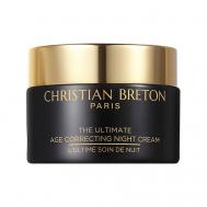 Крем для лица Ночной восстанавливающий Глобальный антивозрастной эффект The Ultimate 50 Christian Breton