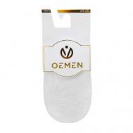 Следки ажурные капроновые женские 8017 белый Oemen