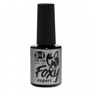 База "2в1" для гелевых типс и ногтей FOXY EXPERT