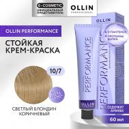 Перманентная крем-краска для волос PERFORMANCE 60 Ollin Professional