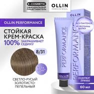 Перманентная крем-краска для волос PERFORMANCE 60 Ollin Professional