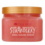 Сахарный скраб для тела с ароматом клубники Strawberry Shea Sugar Scrub 610 TREE HUT