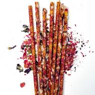 Энергетические желтые свечи с цветами Вдохновение и действие 7 шт. EZO