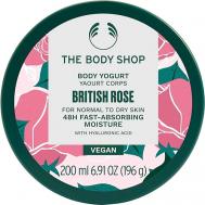 Легкий увлажняющий йогурт для тела British Rose 200 The Body Shop