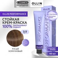 Перманентная крем-краска для волос PERFORMANCE 60 Ollin Professional