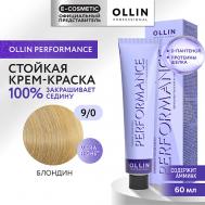 Перманентная крем-краска для волос PERFORMANCE 60 Ollin Professional