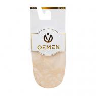Следки ажурные капроновые женские 8017 бежевый Oemen