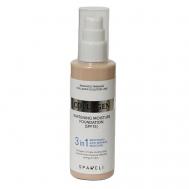 Тональный крем SPF15 с коллагеном увлажняющий, эффект отбеливания кожи SPARCLI