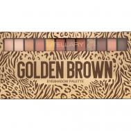 Палетка теней для век Golden brown STELLARY