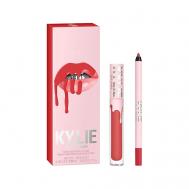 Набор для макияжа губ Matte Lip Kit Помада+Карандаш KYLIE COSMETICS BY KYLIE JENNER
