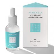 Пилинг для лица для лечения акне для жирной и комбинированной кожи Acne Killa 30 Beautific