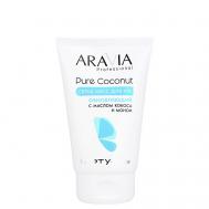 Скраб-мусс для рук обновляющий с маслом кокоса и монои Pure Coconut 100 ARAVIA PROFESSIONAL