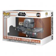 Фигурка Star Wars Mandalorian in N-1 Starfighter figure Funko