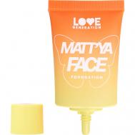 Тональный крем с экстрактом матчи Matt'ya Face LOVE GENERATION
