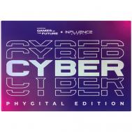 Палетка теней из 15 оттенков,  макияж в стиле Hi-tech, высокопигментированная текстура Cyber INFLUENCE BEAUTY