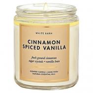 Ароматическая свеча Cinnamon Spiced Vanilla Single Wick Candle 100 BATH & BODY WORKS