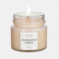 Свечи ароматические для дома Макадамия Сандал 100 SMELLHOME