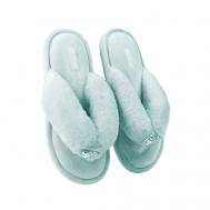 Тапки "Бабочки" голубые MEA
