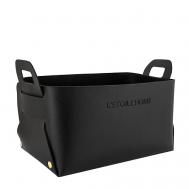 Корзина для хранения черная LETOILE HOME