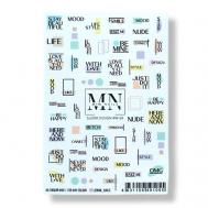 Слайдер дизайн для ногтей надписи MIW NAILS