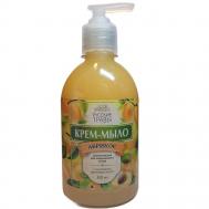 Крем-мыло увлажняющее для ежедневного ухода Абрикос без дозатора 300 Русские Травы