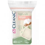 Naturals Virgin Cotton Гигиенические ватные диски (квадратные) CLEANIC