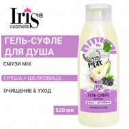 Гель-суфле для душа Смузи mix груша+шелковица Белорэк 520 Iris Cosmetic