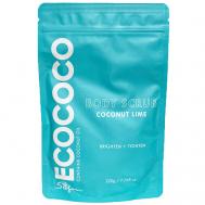 Скраб для тела для сияния и упругости Лайм и Кокос Body Scrub Coconut Lime 220 ECOCOCO