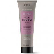 Маска для обновления цвета фиолетовых оттенков волос Teknia Color Refresh Violet Lavender Mask Lakme