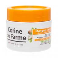 Macка для волос 3 в 1 Питание, Восстановление и Гладкость Hair Mask 3 In 1 Nourishing, Restoring And Smoothing 300 CORINE DE FARME