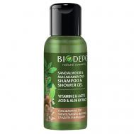 Гель-шампунь для душа с маслами сандала и макадамии Sandalwood And Macadamia Oils 50 Biodepo
