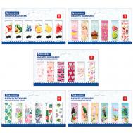 Закладки для книг МАГНИТНЫЕ, "MIX", набор 30 шт Brauberg