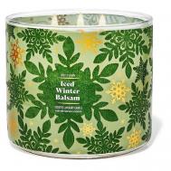 Свеча ароматическая Iced Winter Balsam Scented Candle 100 BATH & BODY WORKS