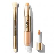 Набор: Консилер Radiant + Кисть для консилера Concealer Duo Brush ICONIC LONDON