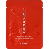 Антивозрастная омолаживающая тканевая маска с бакучиолом Bakuchiol Anti-Aging Mask Sheet 25 LSANIC