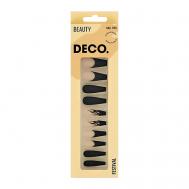 Набор накладных ногтей с клеевыми стикерами BEAUTY deco