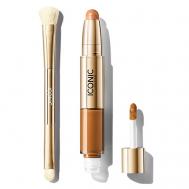 Набор: Консилер Radiant + Кисть для консилера Concealer Duo Brush ICONIC LONDON