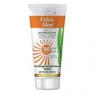 Солнцезащитный крем для всей семьи фактор 30 "Extra Aloe" 100 FAMILY COSMETICS
