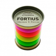 Набор кистевых эспандеров Neon 10,20,30,40 кг (тубус) Fortius