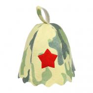 Шапка для бани и сауны Армейская Банные Штучки