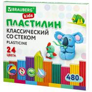 Пластилин классический KIDS Brauberg