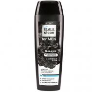 Гель-душ с активным углем для мытья волос, тела и бороды Black Clean for Men 400 Витэкс