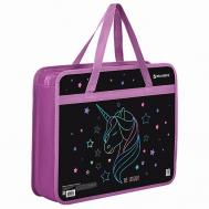 Папка на молнии А4 С РУЧКАМИ Пушистый котёнок Brauberg