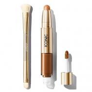 Набор: Консилер Radiant + Кисть для консилера Concealer Duo Brush ICONIC LONDON