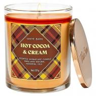 Свеча ароматическая Hot Cocoa & Cream Signature Single Wick Candle 100 BATH & BODY WORKS