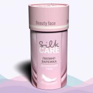 Шелковая варежка для пилинга Beauty Face натуральная SILK CARE