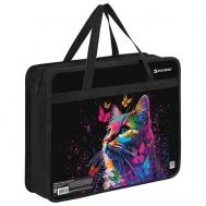 Папка на молнии с ручками А4 Ловец Brauberg