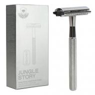 Бритвенный станок Т- образный и 5 лезвий в упаковке на магните JUNGLE STORY