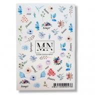 Слайдер дизайн для ногтей цветы MIW NAILS